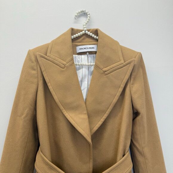 Veronica Beard Wool Trench Coat - Picture 5 of 16